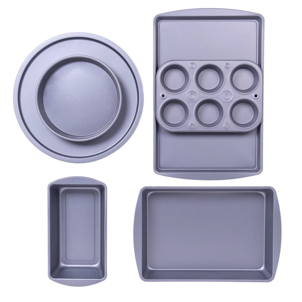 6Piece Nonstick Bakeware Set, Muffin Cake & Pizza Pans