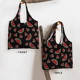 thumbnail image 2 of Vsdgher Watermelon Print canvas Tote Bag, Lightweight Cloth Bags, Suitable for shopping, groceries, travel, 2 of 4