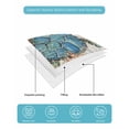thumbnail image 5 of Quilts Twin XL Size, Ocean Turtle Soft Comforter Bedding Set for Bed, Coastal Nautical Coral Starfish Blue Lightweight Quilted Bedspread with Pillow Cover(2 Pieces) for All Season, 68x98 Inch, 5 of 6