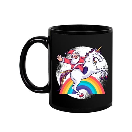 Santa Riding A Unicorn Mug - Smartprints Designs