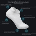thumbnail image 5 of 3 Pairs Men's Cycling Sport Socks Basketball Running Compression Ankle Sock Black White Anti-slip Bike Bicycle Mtb Cycling Sock (3 Pairs Black,US 7-10 EUR37-44), 5 of 7