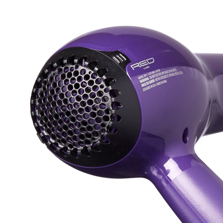 KISS Red Dryer 2300 Titanium Detangler 3 Attachments - Walmart.com