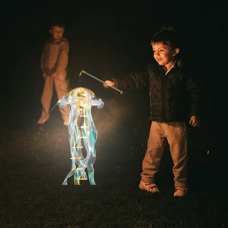 

Toddler Crafts Ages 1-3 LED Jellyfishh Lamp Nightlight Handmade Portable Atmosphere Decorative Lamp Party Decorative Lamps Kids For Birthday Bunny Decoration