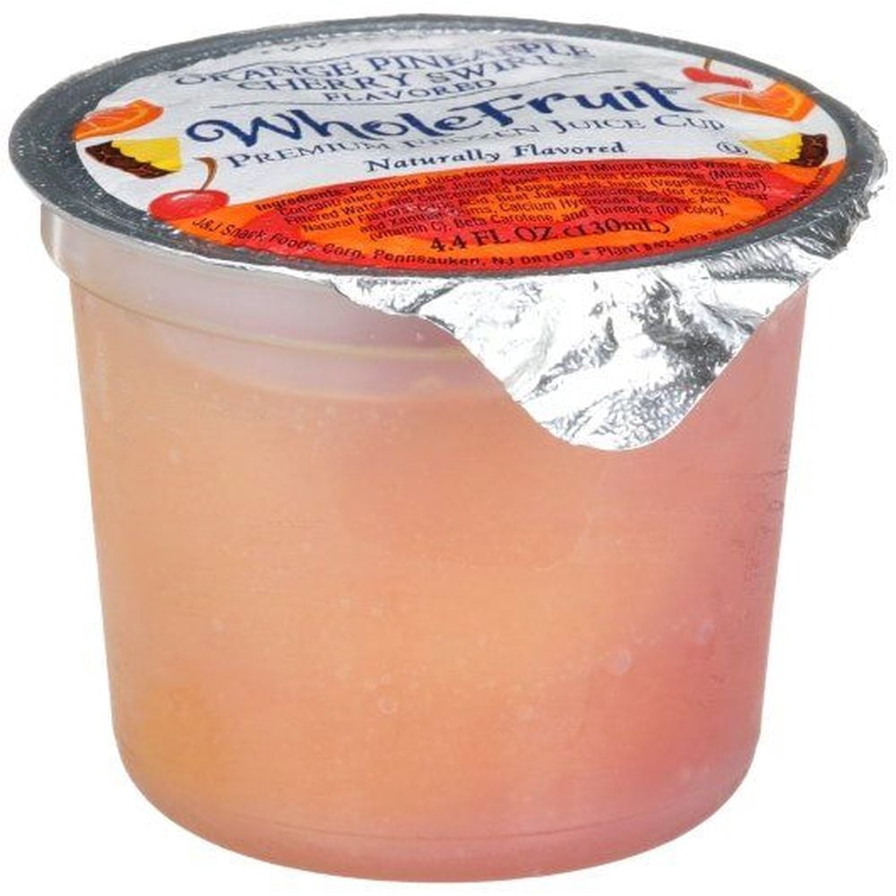 Whole Fruit Orange Pineapple and Cherry Swirl Premium Frozen Juice Cup, 4.4 Ounce -- 96 per Case