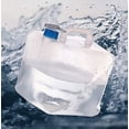 thumbnail image 5 of 2 Pack 5.3 Gallon Collapsible Water Container with Spigot, Food Safe Water Storage Jug, Camping Water Storage Jug Canteen for Outdoor Hiking and Emergency, Portable, Foldable, 5 of 6