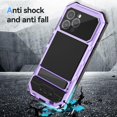 thumbnail image 4 of Funda Lunivop para iPhone 16 Pro Max, carcasa metálica robusta de 360°, 4 of 6
