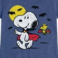 thumbnail image 3 of Peanuts - Vampire Snoopy and Woddstock - Toddler And Youth Girls Short Sleeve Graphic T-Shirt, 3 of 6