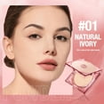 thumbnail image 3 of O.TWO.O Oil Control Matte Pressed Powder – Long-Lasting Setting Powder, Natural Ivory 01, Shine-Free Finish, Lightweight Compact, 3 of 18