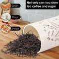 thumbnail image 6 of FUYGRCJ 3 Pack Airtight Metal Kitchen Canister Set, 25 OZ Coffee Sugar Tea Container Jars, Airtight Coffee Container, Tea Organizer, Sugar Canister, Kitchen Airtight Food Storage Jar with Wooden Lid, 6 of 10