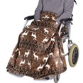 thumbnail image 2 of Milaget Couverture de Fauteuil Roulant Couverture Douillette Enveloppe de Jambe Format Adulte avec Poche Confort Universelle, 2 of 9