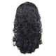 thumbnail image 1 of Peluca de Fibra Química de Estilo Europeo y Americano Pelo y Rizado Peluca Mediana Rizada de Lana Negra, 1 of 6