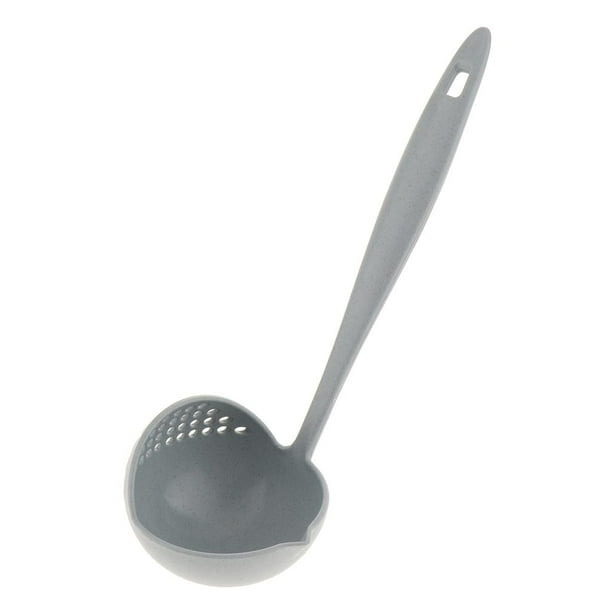 Utensilios de cocina Olla caliente Cucharón para sopa Colador Cuchara para cocinar Azul
