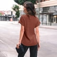 thumbnail image 5 of SUNBS Womens Summer Tops Short Sleeve Sweaters Tunic Tops Dressy Casual Business Shirts, 5 of 8