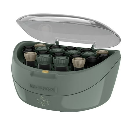 Remington Botanicals™ Hair Setter, Ceramic, Ionic Conditioning, with 20 Rollers, Green