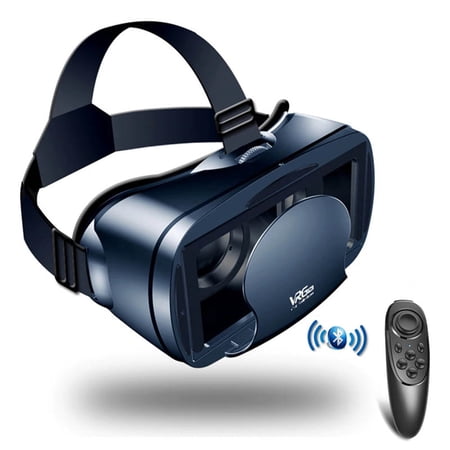 3D VR Glasses Virtual Reality Glasses For 5-7 Smart Phone for IPhone Android Games With Remote Control