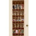 thumbnail image 4 of Organizador de zapatos sencillo para el hogar con 24 bolsillos sobre la puerta, 4 of 5