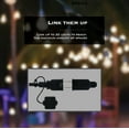 thumbnail image 5 of Landia Home 96FT (2x48FT) LED HD String Light, Commercial Grade Strand,30 hanging sockets, 32 LED Bulbs, 5 of 5
