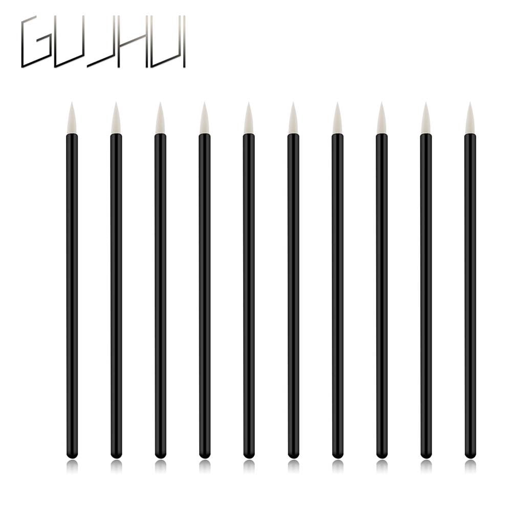 Makeup Brushes 50Pcs Disposable Eyeliner Brush Make Up Gloss Wands Applicator Tool, Brush for Women
