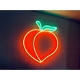 thumbnail image 2 of Handmadetneonsign Peach Led Sign, Peach Led Sign, Wall Decor, Bar Neon Sig, Custom Neon Sign, Restaurant Led Sign, Fruits Neon Sign, Peach Fruit Led Signs, Wall Décor, 2 of 5