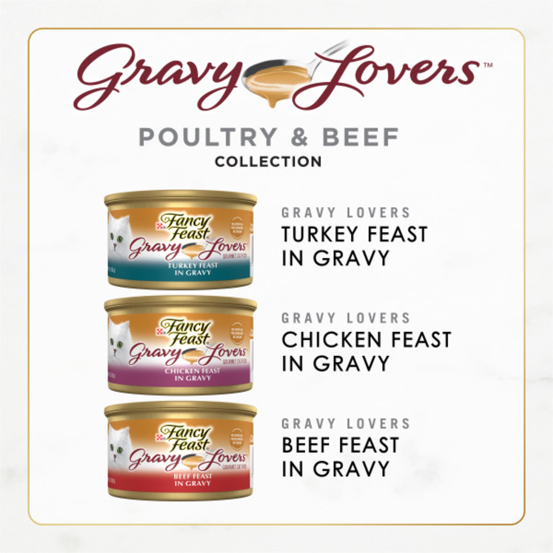 Fancy Feast Gravy Lovers Variety Pack Wet Cat Food, 30 Cans photo 4