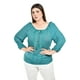 thumbnail image 1 of Blusa con detalle de borlas Roman Fashion /Tallas Extras, 225 (Verde) verde 38, 1 of 5