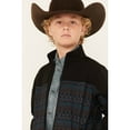 thumbnail image 2 of Cody James Boys' Color Block Pattern Softshell Jacket - CBHO23O16-BLK X-  US, 2 of 4