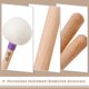 thumbnail image 3 of 2 baquetas de fieltro para percusión, mango de madera, 3 of 8