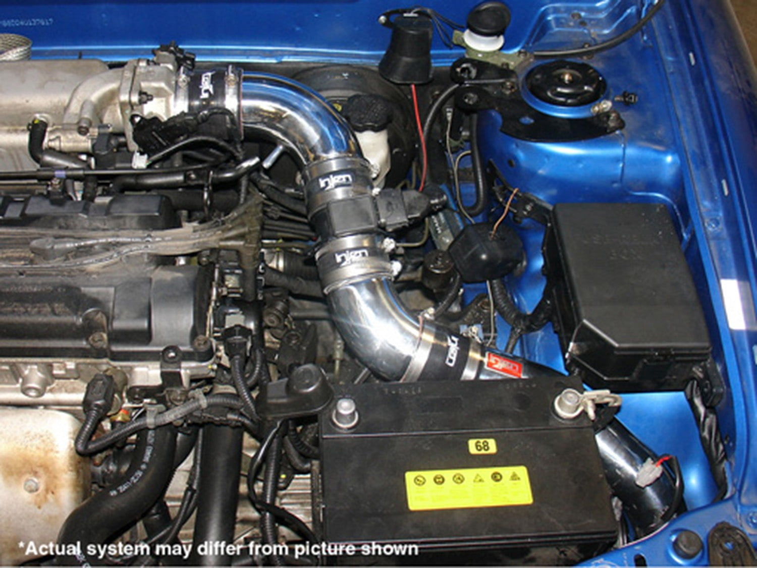 Injen 04-06 Tiburon 2.0L 4 Cyl. Black Cold Air Intake Fits select: 2004-2008 HYUNDAI TIBURON