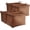 Brown*4, variant on Handwoven Clothes Basket Laundry Hampers Large Wicker Storage Baskets for Shelves Blankets Closet Storage Bins Car Bedroom Bathroom Organizers and Storage Bath (Pack of 4, Espresso color)