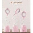 thumbnail image 3 of Lámpara de escritorio LED Protección para los ojos Lámpara de mesa para niños Lámpara de lectura recargable por USB con portalápices 3 niveles de brillo (ROSA), 3 of 6