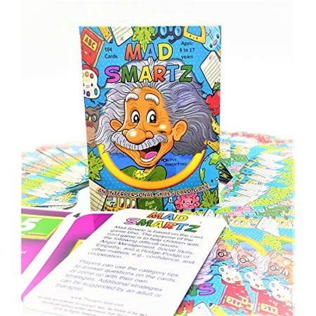 MAD SMARTZ: an Interpersonal Skills Card Game for Anger & Emotion Management, Empathy, and Social Skills; Top Educational Learning Resource for Kids & Adults; Fun for School and (Best Resource Management Games Android)