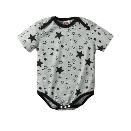 

PEASKJP Infant-And-Toddler-Bodysuits Grey 6-9 Months