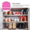 5pcs Shoes Boxes Plastic Stacking Shoes Storage Organizer Stackable