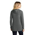 thumbnail image 2 of Sport-Tek Ladies PosiCharge Tri-Blend Wicking Long Sleeve Hoodie LST406, 2 of 4