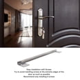 thumbnail image 3 of Stainless Steel Door Latch Guard Protector, Prevents Prying & Kicking, L Shaped Door Reinforcement Plate, Easy Installation with Reversible Design, Suitable for Left or Right, 3 of 7