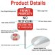 thumbnail image 3 of Sign No Invassing Private Property, 10 x 14 cm, con estaca, paquete de 3, 3 of 8