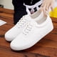 thumbnail image 4 of Zapatillas de deporte nuevas para hombre, zapatos casuales, zapatos planos para hombre, zapatos de lona clásicos de moda para parejas, zapatillas blancas con cordones y caña baja, zapatos para hombre, 4 of 4