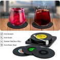 thumbnail image 5 of Funny Retro Vinyl Record Coasters with Player, 6 Pcs Music Coasters for Drinks, Bars, Party, Birthday Gifts for Music Lovers, Home Decor Housewarming and White Elephant Gifts Ideas, 5 of 7