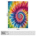 thumbnail image 4 of Shiartex  Tie Dye Blanket Gifts for Women - Unique Rainbow Presents for Girls Sister Birthdays Valentines Super Soft Warm Kids Adults Throw Decor Bedroom Living Room Couch, 4 of 6