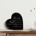 thumbnail image 5 of LifeSong Milestones Modern Sympathy Gifts Heart Block Sign Decor (Black Distressed), 5 of 5