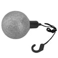 thumbnail image 1 of Lámpara colgante de ratán con forma de nido esférico de cuerda de cáñamo, estilo nórdico retro LED (gris plateado), 1 of 11