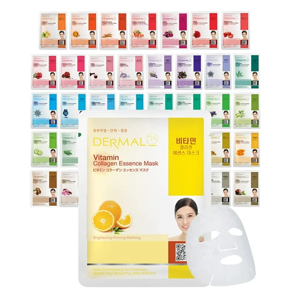 Mascarilla facial DERMAL 39 Combo Pack Collagen Essence Korean