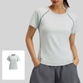 thumbnail image 2 of Sevevn Women's Short Sleeve Workout Tops Crew Neck Raglan Sleeve Quick Dry Athletic T-Shirts Green M, 2 of 6