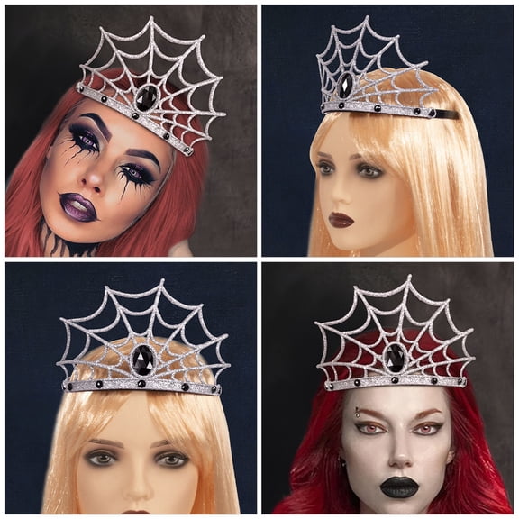 NIYANGLE 1 Set Black Hairband Plastic Cosplay Accessory for Women Family Gathering