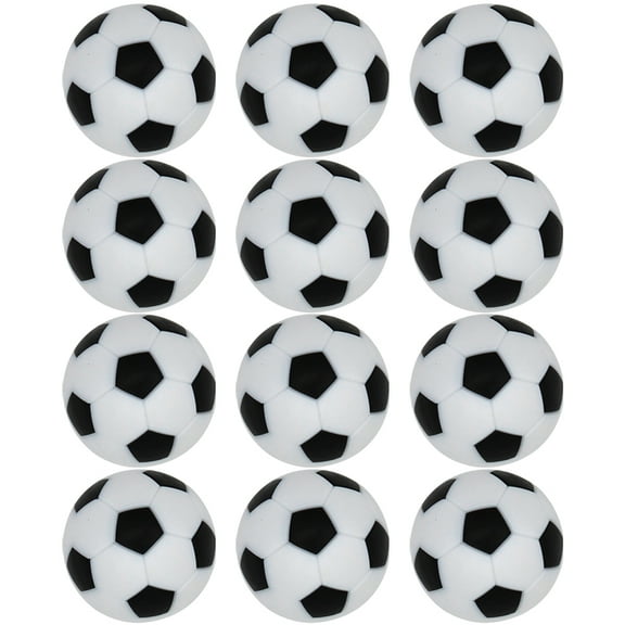 12pcs Foosball Balls for Table Soccer Replacement Mini Foosball Accessory
