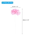 thumbnail image 2 of Uxcell 31mm Flower Stamen, Artificial Flower Stamen Pistil Matt Floral Pollen Stamen for DIY Christmas, Pink 36 Pcs, 2 of 6