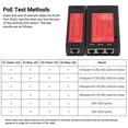 Cat Cable Tester Tester RJ45 RJ11 Network Cable & PoE Tester Telephone ...