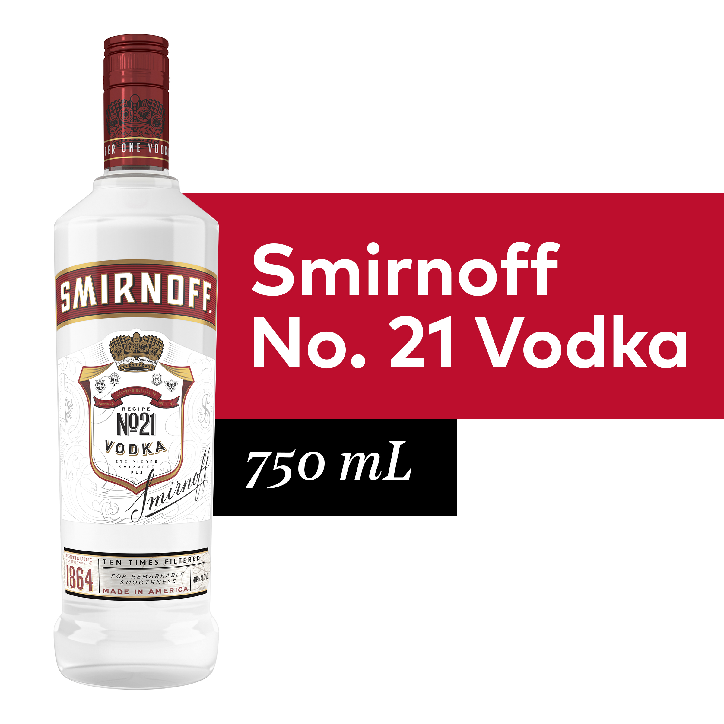 Smirnoff Vodka 750ml Bottle BrickSeek