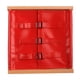 thumbnail image 3 of Tablero para niños, ayuda a vestir al bebé con cremallera, hebilla Hebilla de zapatos de cuero rojo, 3 of 8