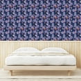thumbnail image 3 of Ambesonne Floral Peel & Stick Wallpaper for Home, Astrology Universe Flowers, 13"x36", Indigo Lavender, 3 of 5